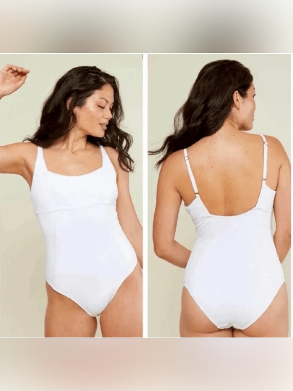 Andie The Havana Ribbed one piece xs tall NWT